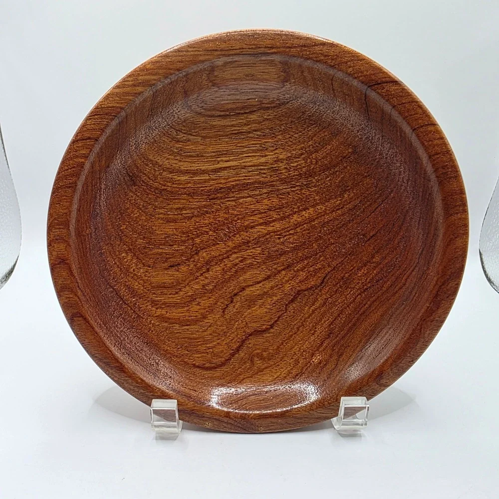 Billy Jenkins Hand Turned Wood Bowl 2017 Signed Artisan Studio USA 8 Inch